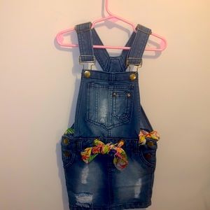 Blue Jean over dress